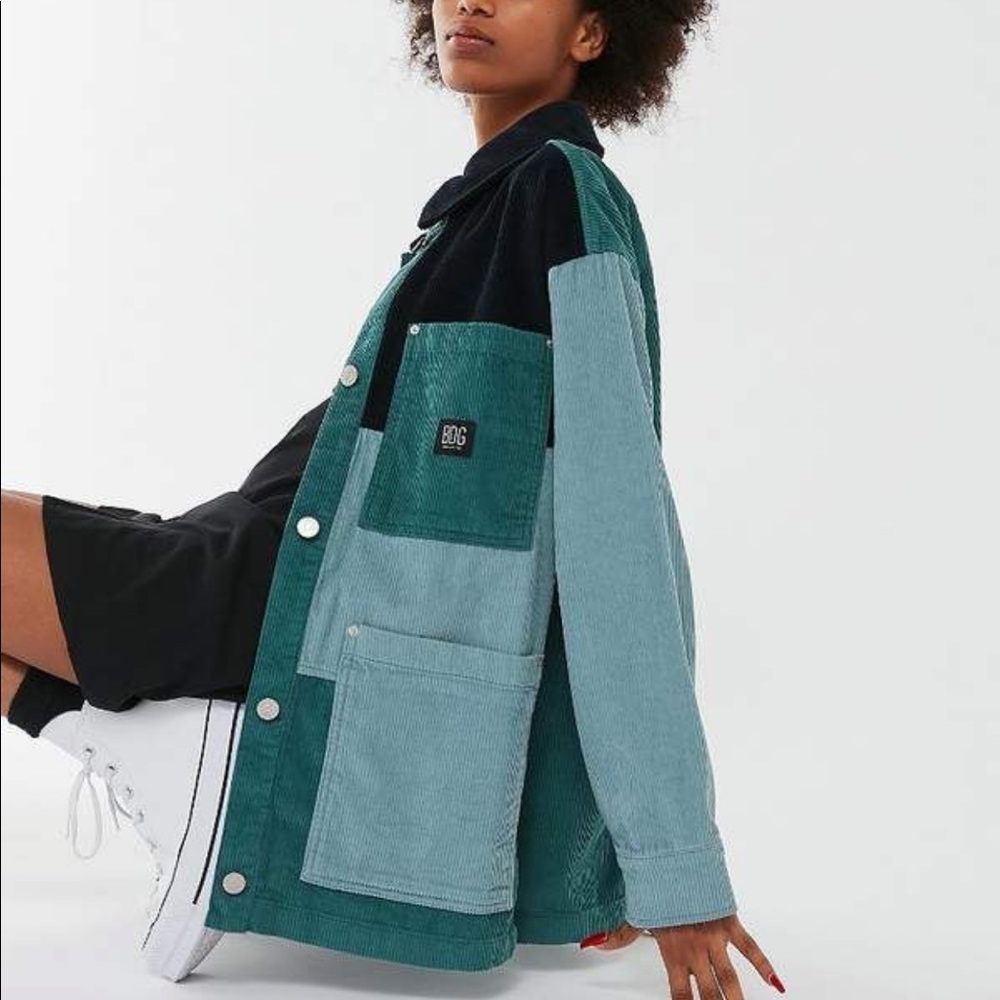 bdg patchwork corduroy jacket